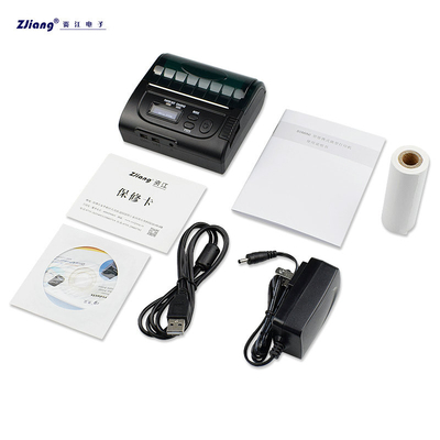 2000 mah 배터리와 1 내지 7 작은 블루투스 써멀 프린터 80 밀리미터