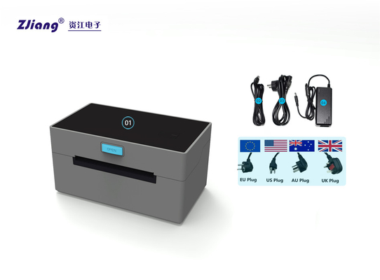 110 밀리미터 열식 4 인치 라벨 프린터 회색 4x6 선적 라벨 프린터 ODM
