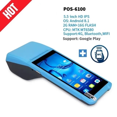 USB NFC PDA 포스 써멀 프린터 58 밀리미터 With1D 2D QR 바코드 스캐너