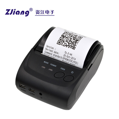 ZJIANG 58 밀리미터 가지고 다닐 수 있는 작은 써멀 프린터 소매 포스 프린터 시스템