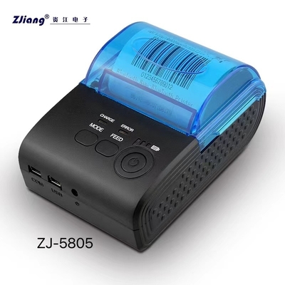 작은 가지고 다닐 수 있는 화물송장 프린터 블루투스 써멀 프린터 58 밀리미터 ZJ-5805